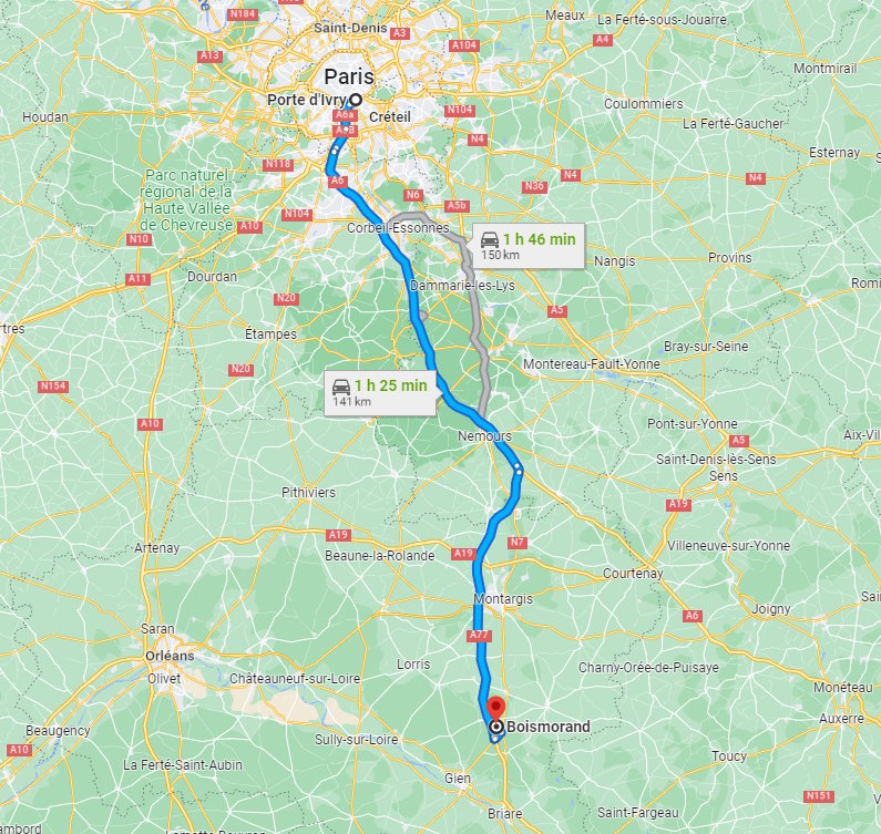 1h30 de Paris